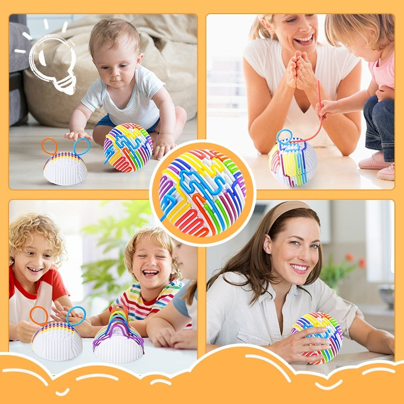 Sensory Activity Ball Puzzle Decompression Anxiety Training Silicone Toy - Cindi Book