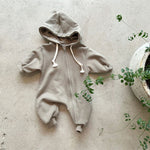 Long Sleeved Hoodie With Zipper For Baby Jumpsuit - Cindi Book