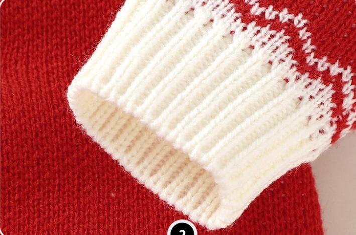 Baby Christmas Elk Knitted One-piece Suit - Cindi Book