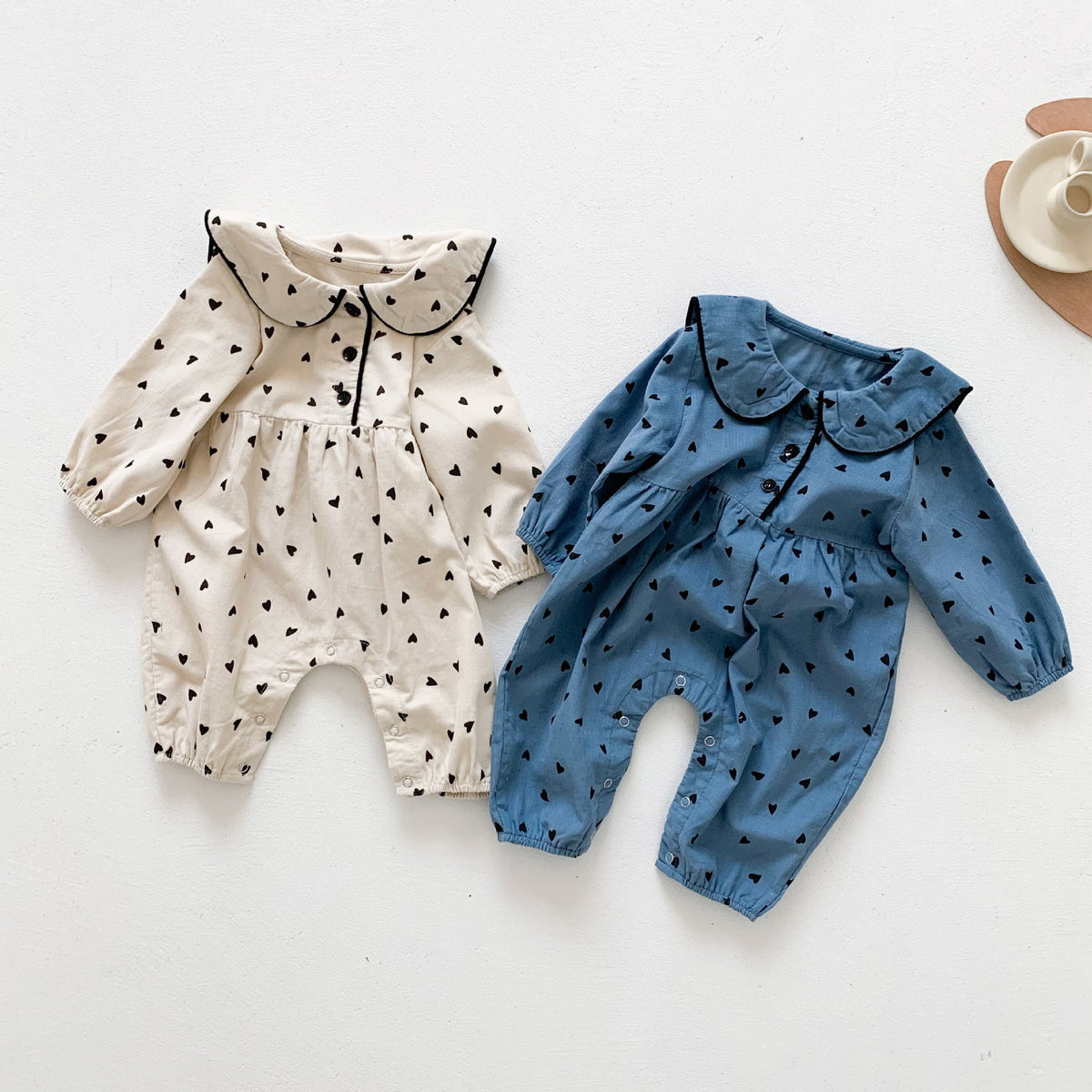 Baby Onesie Autumn Corduroy Baby Suit - Cindi Book