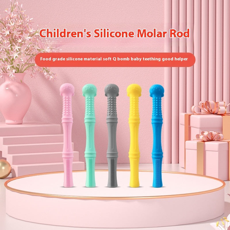 Silicone Baby Teething Stick Baby Teether Maternal And Child Supplies Teether - Cindi Book