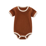 Summer Romper Baby Wrapping Clothes Pit Strip Ribbed Baby Onesie - Cindi Book