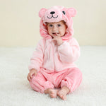 Flannel Animal Onesie For Kids - Cindi Book