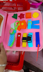 New Busy Book Children's Busy Board Dressing And Buttoning Learning Baby Early Education Preschool Sensory Learning Toy - Cindi Book