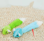 Colorful Long Tail Plush Mouse Self-Hi Nibbling Cat Does Not Hurt Nails Puzzle Cat Toy - Cindi Book
