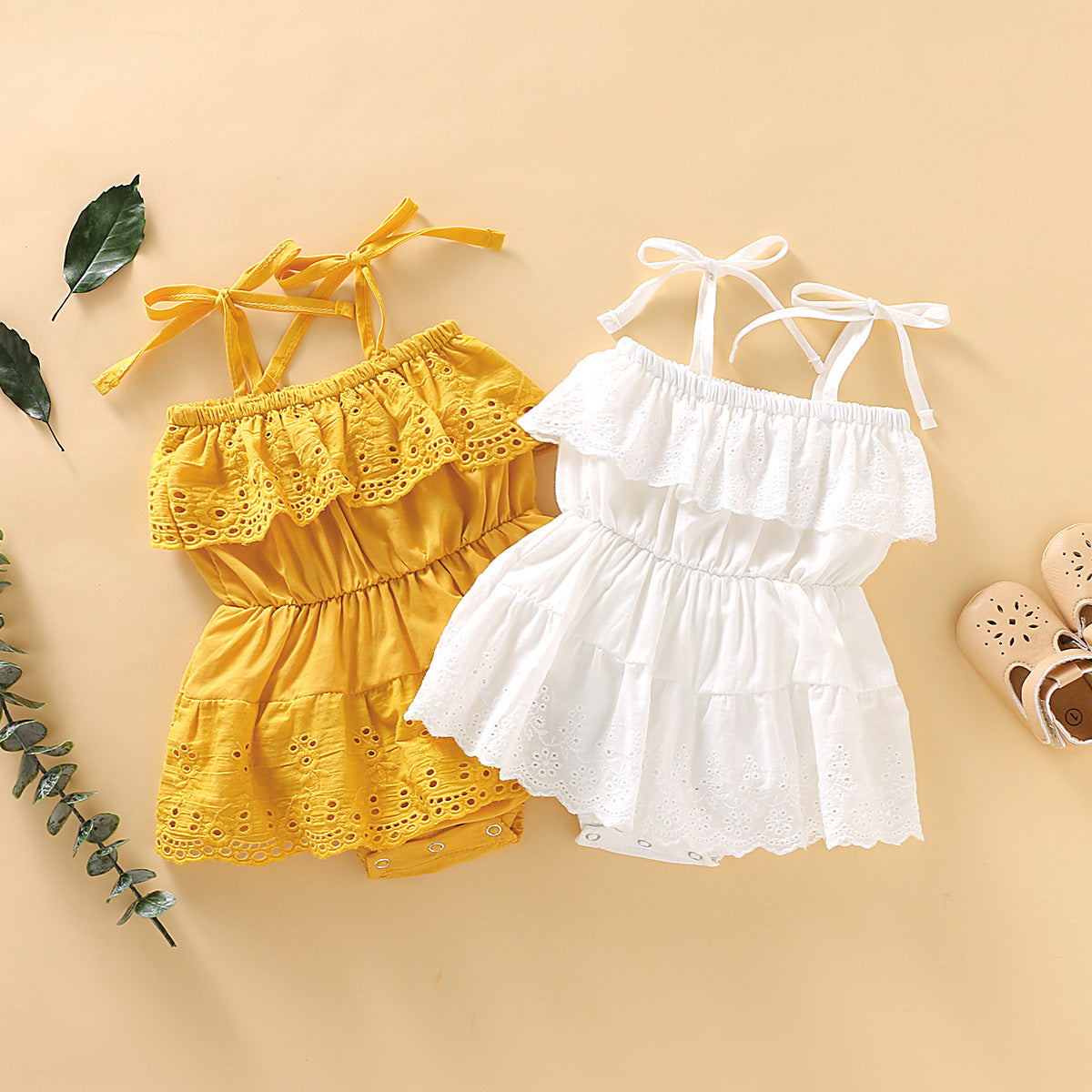 European And American Baby One Piece Sling Romper - Cindi Book