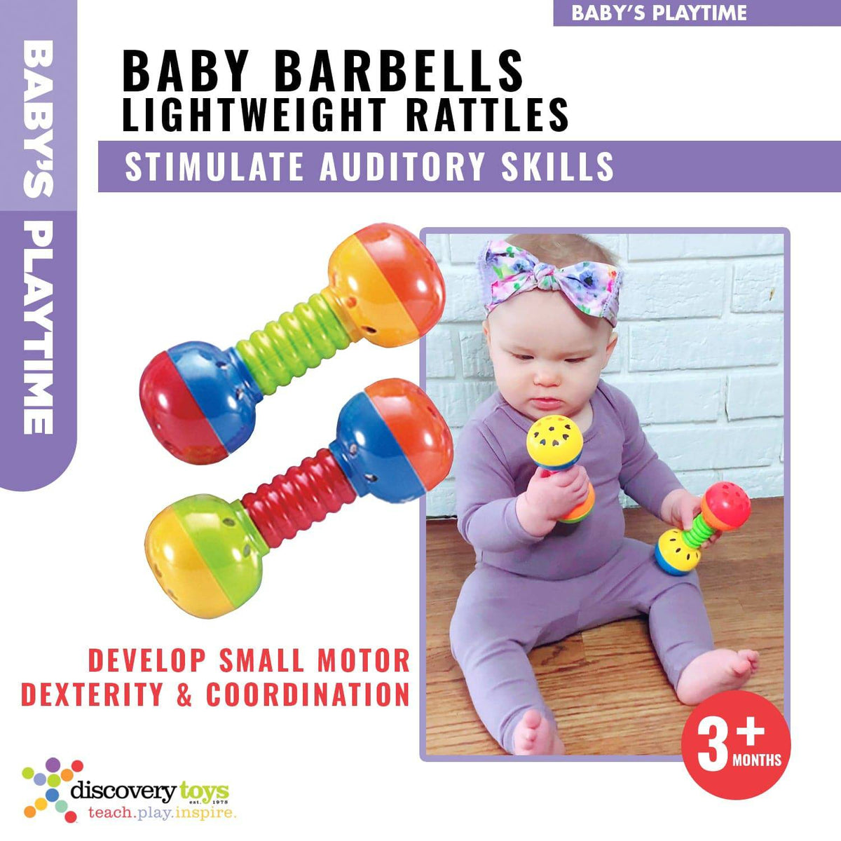 BABY BARBELLS Rattle Set - Additional Product View 2