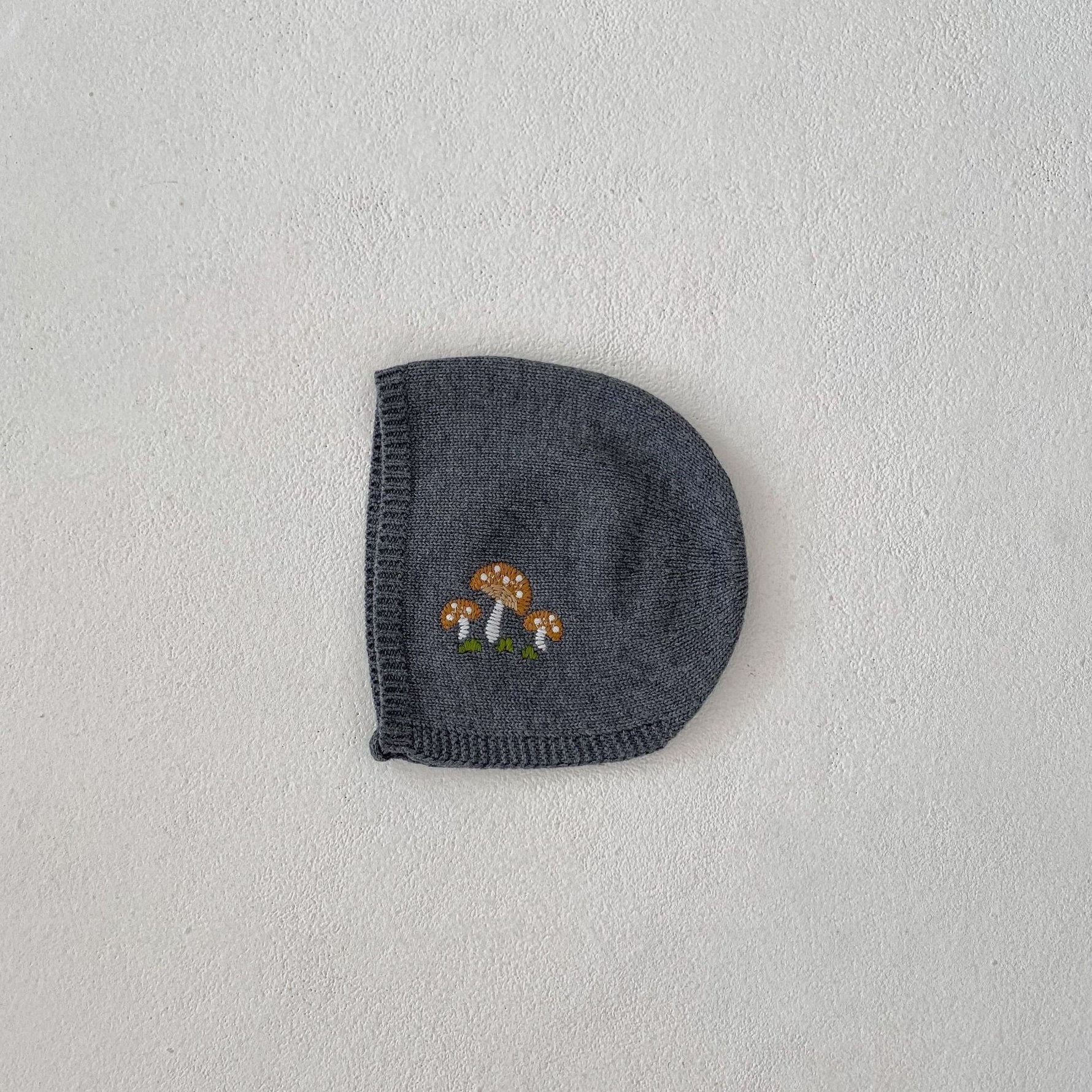 Baby Boys And Girls Mushroom Embroidered Romper Embroidered Hat - Cindi Book
