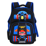 Three Dimensional Car Boys Primary School Trolley School Bag - Cindi Book
