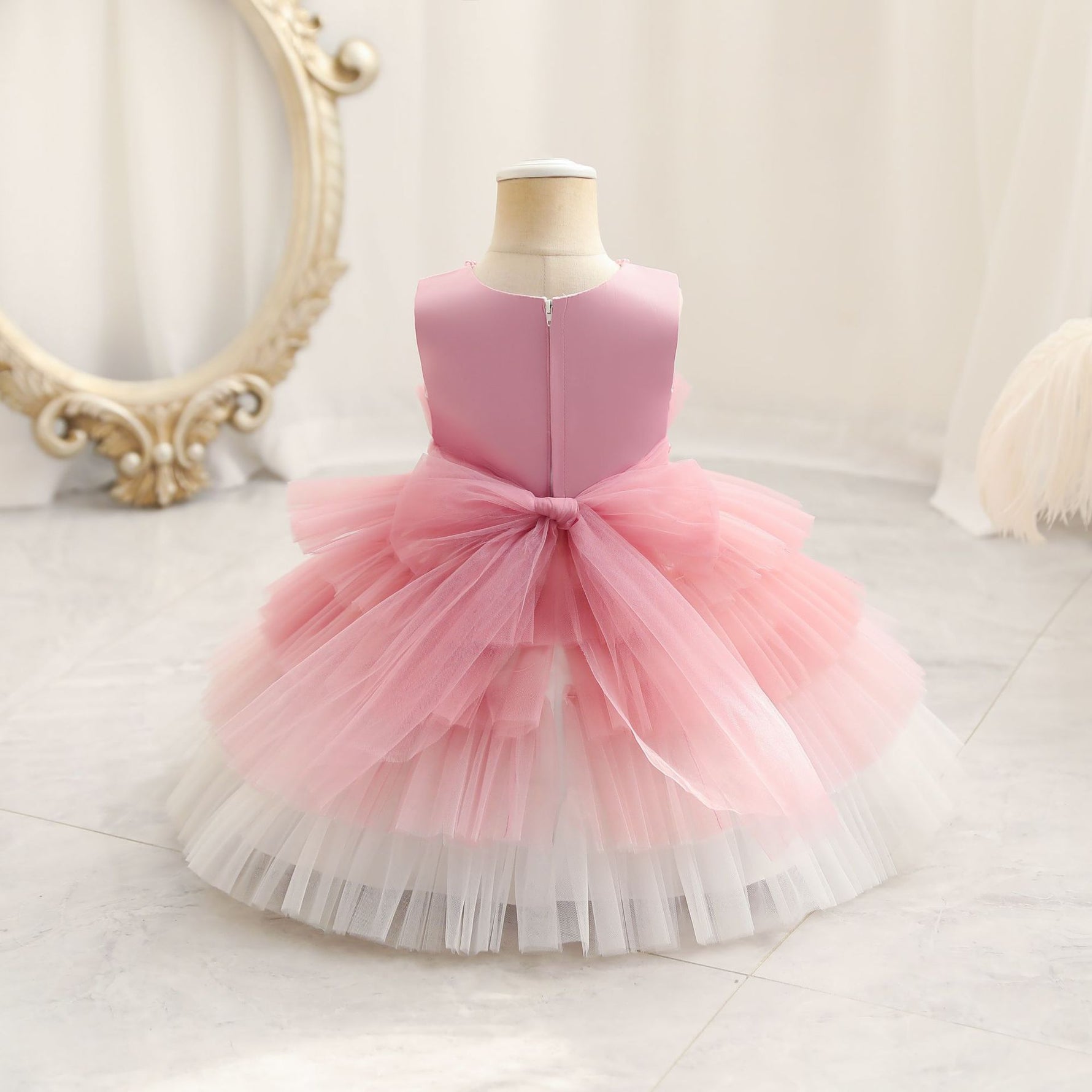 Children's Dress Color Matching Princess Dress Birthday Banquet Skirt - Cindi Book
