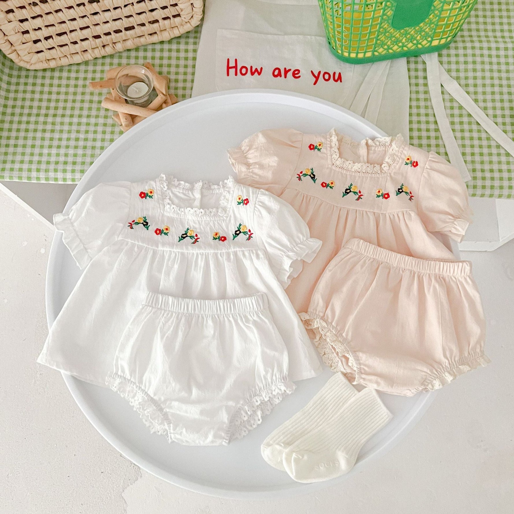 Female Treasure Embroidered Lace Two-piece Set - Cindi Book
