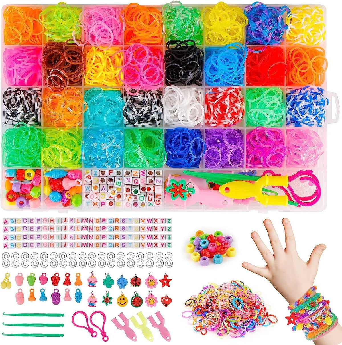 40 Grid 2500 Rainbow Handmade Knit Device - Cindi Book