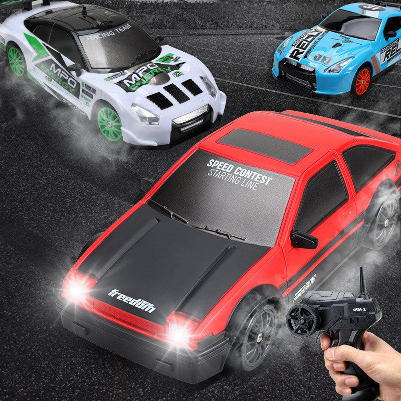 2.4G Drift Rc Car 4WD RC Drift Car Toy Remote Control GTR Model AE86 Vehicle Car RC Racing Car Toy For Children Christmas Gifts - Cindi Book