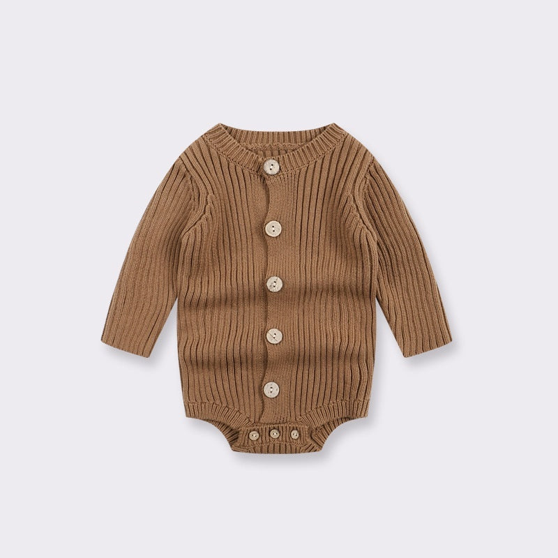 Knitted Sweater Baby Bodysuit One-piece Baby Wear - Cindi Book
