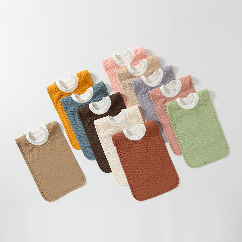 Large Childrens Washcloth Bib That Resists Stains - Cindi Book