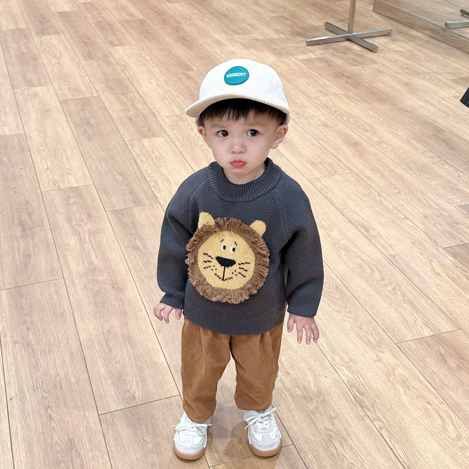 Boys Western Style Pullover Sweater