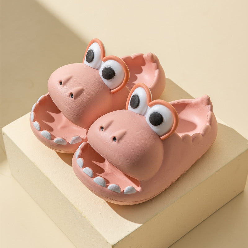 Kids Dinosaur Slippers Wholesale Summer Cartoon Parent Child Outdoor Home EVA Sandals Women Men Kids Cute Slippers Baby Shoes - Cindi Book