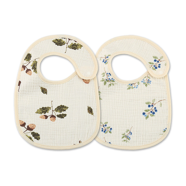 Thin Kids' Bib Pure Cotton Waterproof Gauze Saliva Towel - Cindi Book