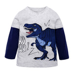 Baby Clothes Boy Cottoming Shirt Children Long Sleeve T-shirt - Cindi Book
