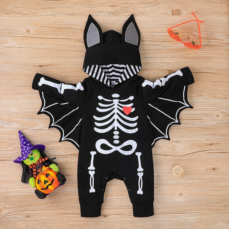 Halloween Bat One-piece Baby Baby Rompers Suit - Cindi Book