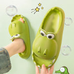 Kids Dinosaur Slippers Wholesale Summer Cartoon Parent Child Outdoor Home EVA Sandals Women Men Kids Cute Slippers Baby Shoes - Cindi Book