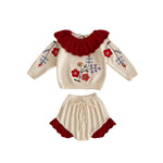 Autumn New Baby Girl Knitting Suit - Cindi Book