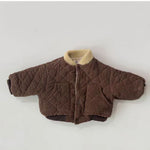 Retro Diamond Thick Warm Quilted Jacket - Cindi Book