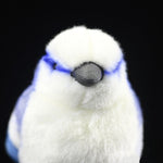 Gray Blue Tit Fat Chirp Plush Toy - Cindi Book