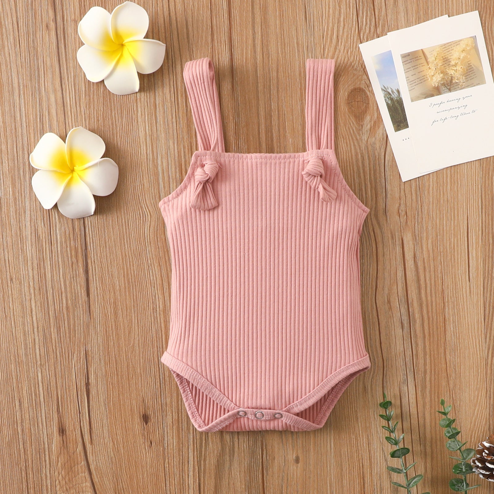 Baby Cotton Pit Strap Small Romper - Cindi Book