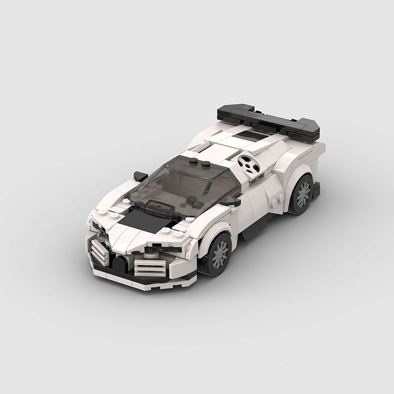 Built-up Block Series 8-grid Racing Model - Cindi Book