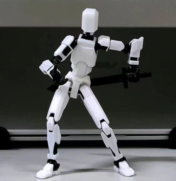 Multi-Jointed Movable Shapeshift Robot 2.0 3D Printed Mannequin Dummy Action Model Doll Toy Kid Gift - Cindi Book