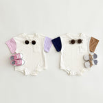 Baby's Comfortable Crew Neck Casual Triangle Jumpsuit - Cindi Book