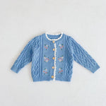 Baby Girl Baby Flower Embroidered Coat - Cindi Book