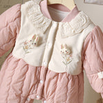 Baby Girl Autumn And Winter New Cute Princess Thin Cotton Romper Girl Romper Outwear - Cindi Book