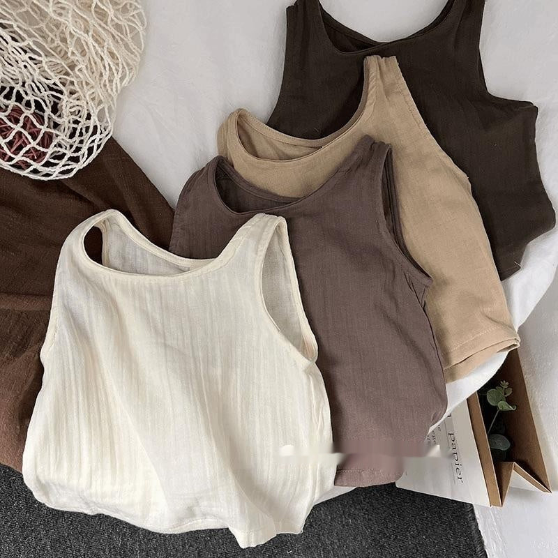 Tank Top Sleeveless T-Shirt Casual Outdoor Children's Clothing