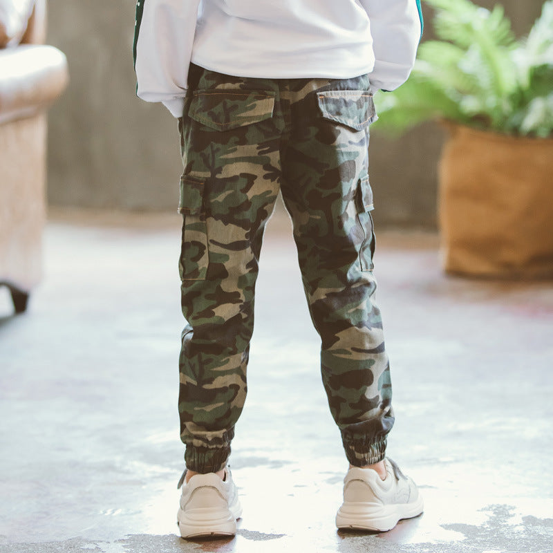 Children's Sports Military Camouflage Casual Trousers - Cindi Book