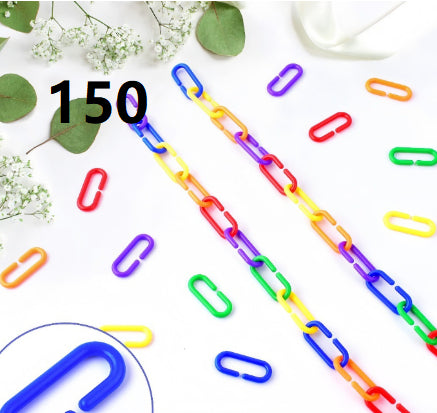 Parrot Toy Bird Supplies C-Shape Plastic Chain - Cindi Book