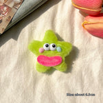 Girly Heart Plush Duckbill Clip - Cindi Book