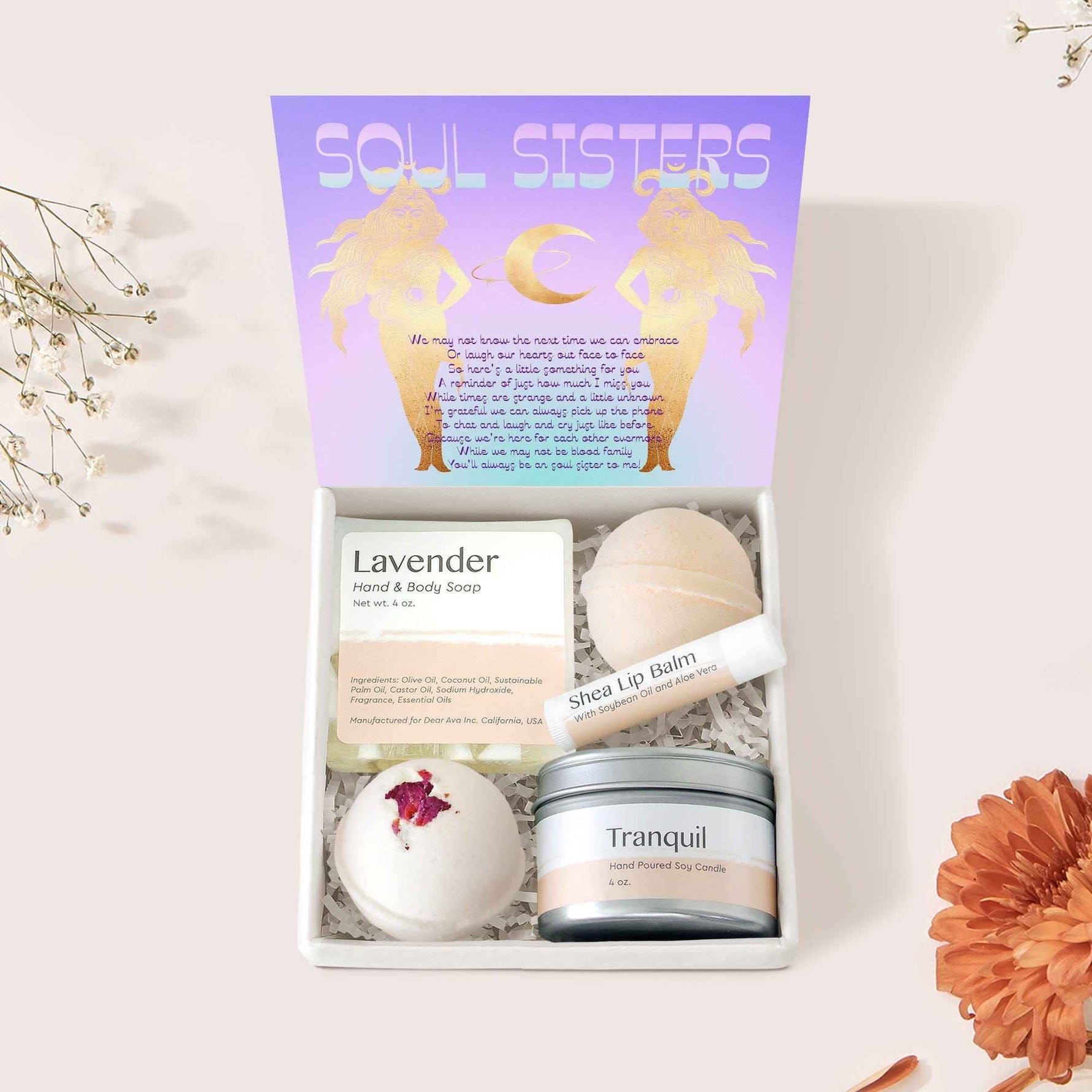 Best Friends DoubleCircleNecklace Gift Box Set