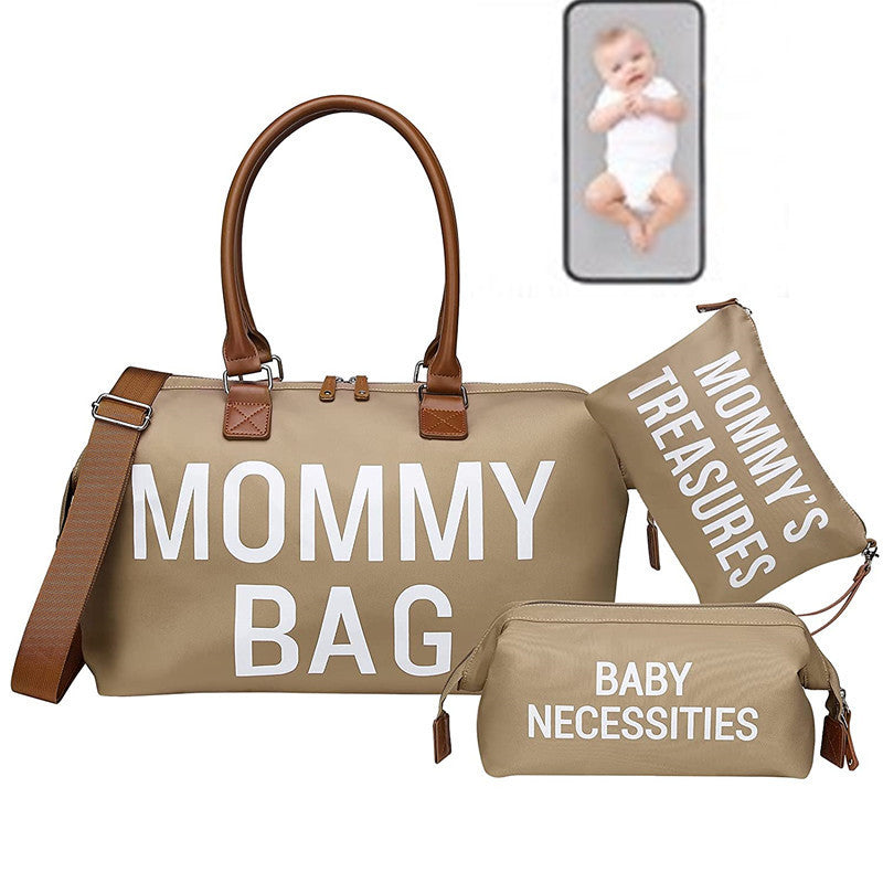 3-piece Portable Bag Set For Moms On Trips - Cindi Book