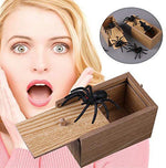 Prank Spider Wooden Scare Box Trick Play Joke Lifelike Surprise April Fools' Day Funny Novelty Toys Gags Practical Gifts - Cindi Book