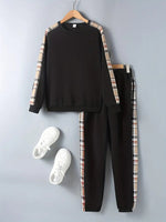Design Sense Multicolor Hoodie Pants Two-piece Set - Cindi Book