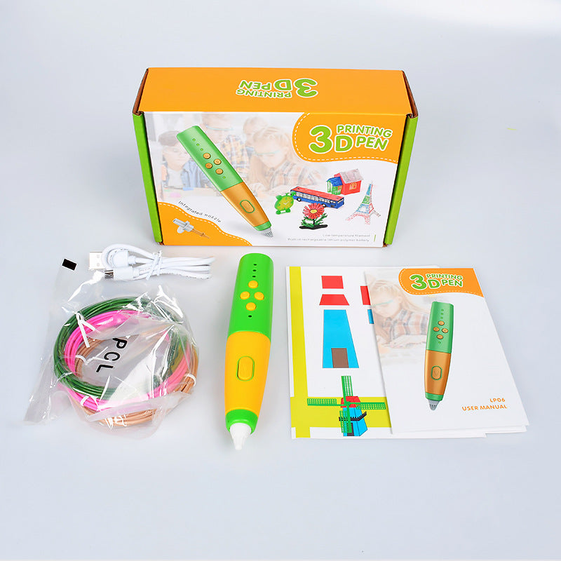 Educational 3D Printing Pen for Kids with Rechargeable Battery