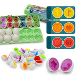 Baby Learning Educational Toy Smart Egg Toy Games Shape Matching Sorters Toys Montessori Eggs Toys For Kids Children - Cindi Book