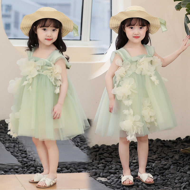 Children's New Flower Costume Sundress - Cindi Book