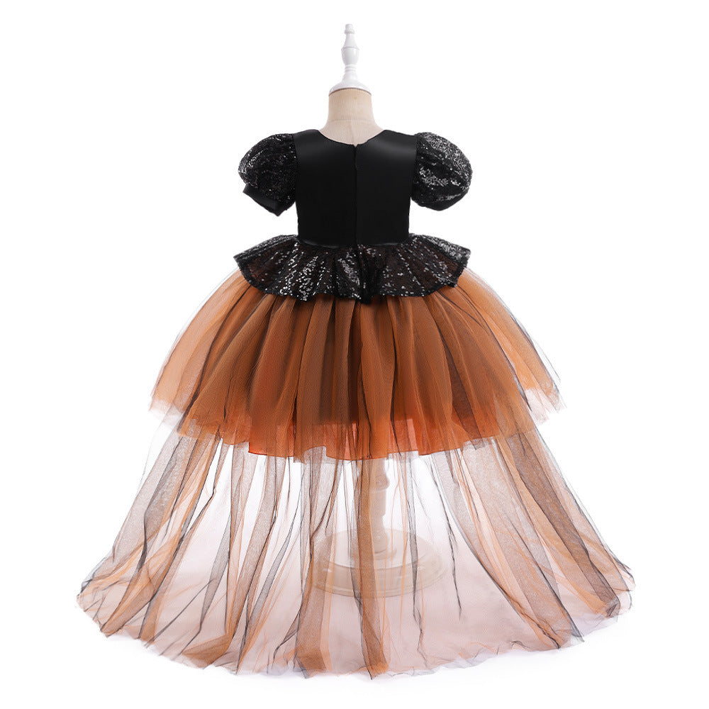 Halloween Girls Witch Performance Costume Party Dress