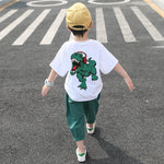 Children's Clothing Boys Summer Suits Western-style Clothes Boys Summer Handsome Short Sleeves - Cindi Book