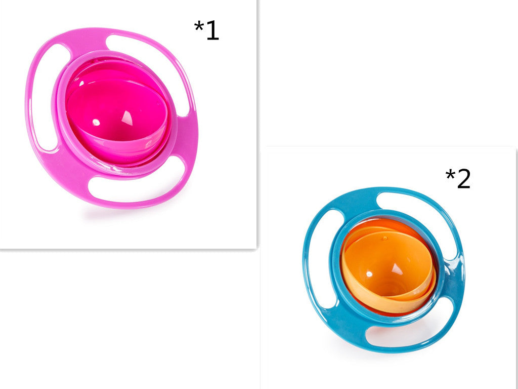 360 Rotate Universal Spill-proof Bowl Dishes - Cindi Book