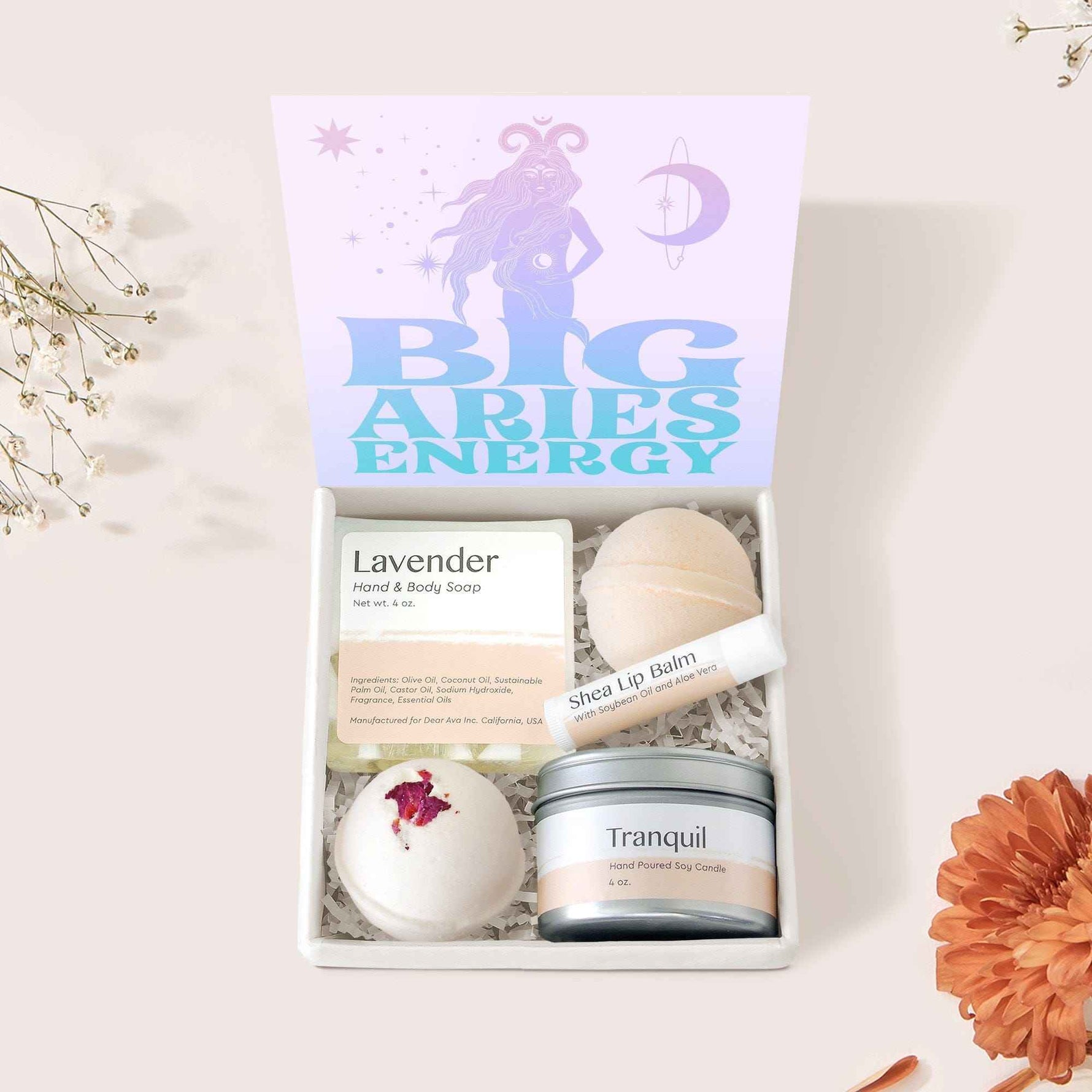 Big Aries Energy Zodiac Gift Box Set