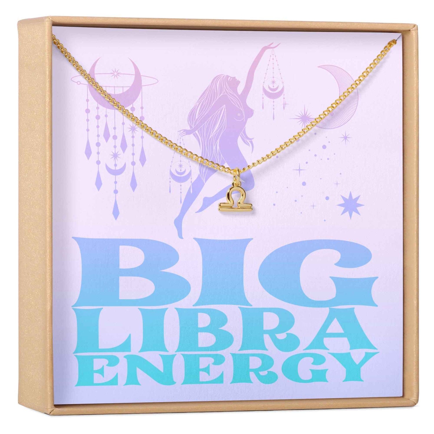 Big Libra Energy Zodiac Necklace